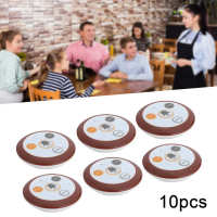 SU-C04 Pager Wireless Calling Pager System 1pc Watch Receiver +10pcs Call Buttons for Bar Cafe Rstaurant