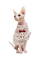 ZZOOI Sphynx Cat Clothes Summer Thin Baby Cotton Hairless cat Cats Shirts Kitten Shirts Cat Apparel for Devon Konis Abbey