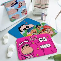 【CW】 Bandai Crayon Shin chan Bath Mat Non Slip Laundry Room Mat Laundry Decor Balcony Child Living Room Welcome Doormat