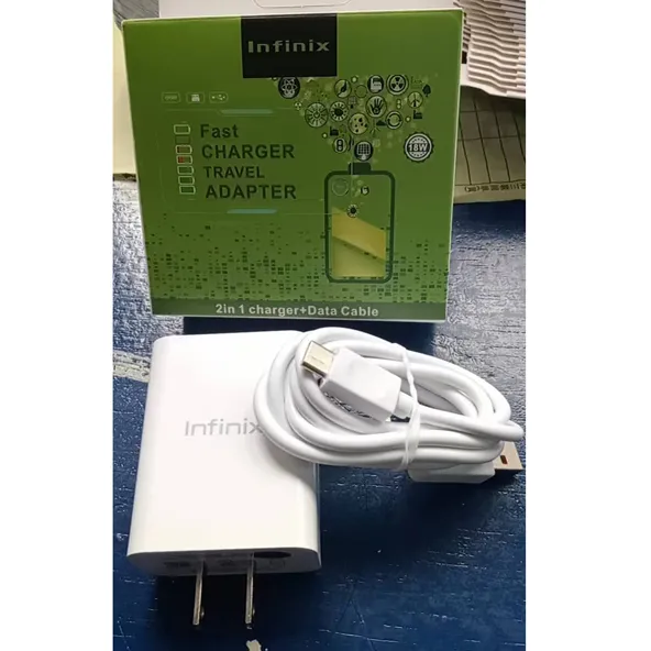 Original U330XSA Infinix 18w Max Super Fast Charger TypeC USB Infinix Note 8 Note 10 Lazada PH