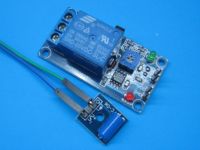 ☸☍❍ Normally closed type vibration sensor module and relay module all in one module alarm triggers the vibration module