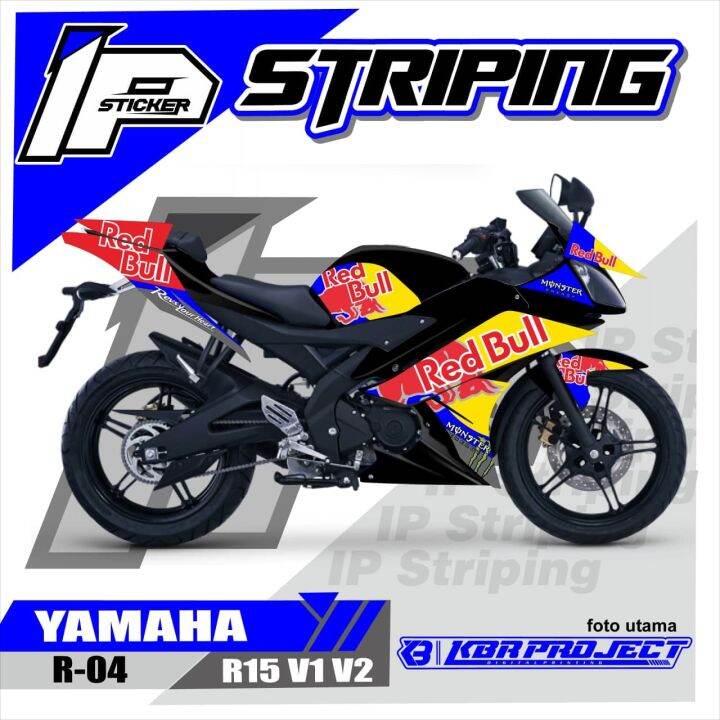 Striping R15 V1 V2 - Sticker Striping Variasi List Yamaha R15 V1 V2.R ...