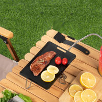 Multifunctional Grill Pan Rectangular Portable Household Stove Accessories for Camping Barbecue