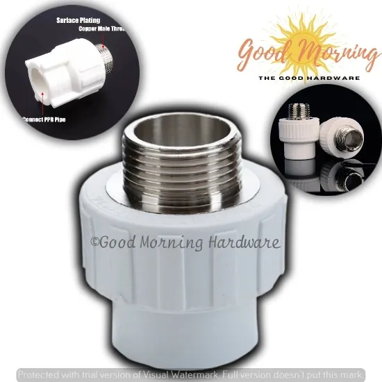 1PCS PPR16 Male Thread Coupling (20x1/2, 25x1/2, 25x3/4, 32x1/2, 32x3