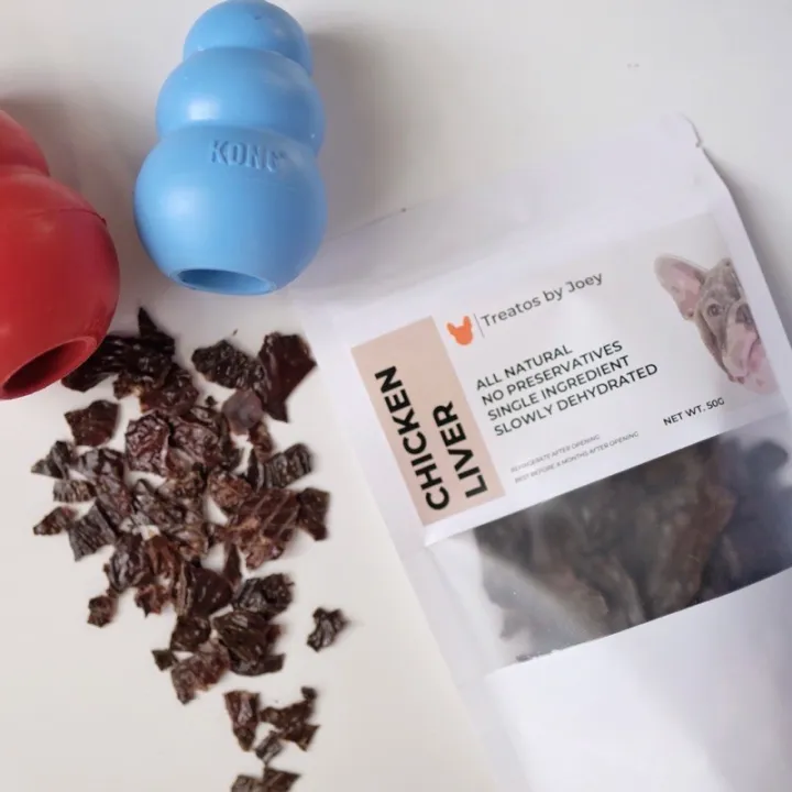 All Natural Dehydrated Chicken Liver Healthy Pet Treats for Dogs or