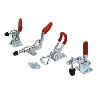 1PCS Quick Release Toggle Clamp Heavy Duty Horizontal Clamps 90Kg/198Lbs 45Kg/99Lbs Clamping Force Woodworking Hand Clip
