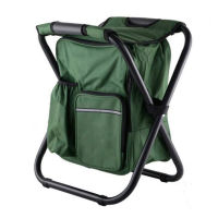 Backpack Cooler Chair Folding Fishing Backpack Stool Lightweight for Beach for Picnic for Travel