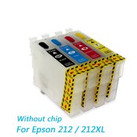 สำหรับ Epson 212 212XL ตลับหมึกรีฟิลสำหรับ Epson Workforce WF-2830 WF-2850และ Expression Home XP-4100 XP-4105ไม่มีชิป