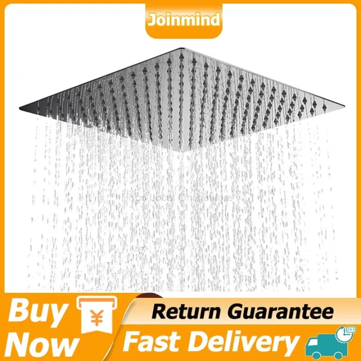 8/10 inch Rainfall Shower Head Stainless Steel Square Rain Shower Head
