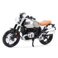 รถ1:18 BMW R Ninet รถสแลมเบอร์แบบหล่อแบบคงที่ของเล่นแบบจำลองรถมอเตอร์ไซค์