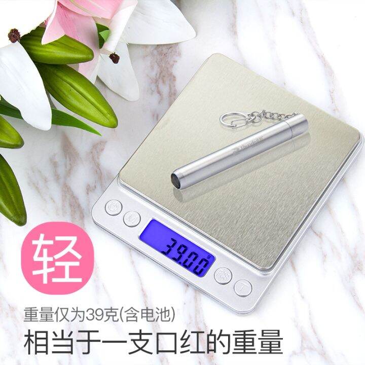 mini-ultra-small-strong-light-stainless-steel-flashlight-super-bright-rechargeable-home-outdoor-jade-identification-jade-beeswax