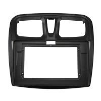 10.1In Car Radio Frame Fascia for SANDERO/ 2015-2018 2 Din Stereo Refitting Mounted Install Trim Bezel Kit