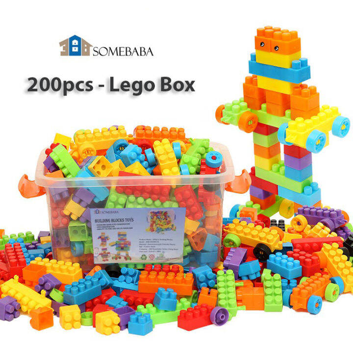 Building Block Box / Local Seller / Fast Shipping 】 200pcs Colorful