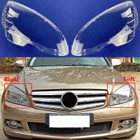 สำหรับ Mercedes-Benz C-Class W204 2008-2010ฝาครอบไฟหน้ารถฝาครอบโคมไฟเปลือกแก้ว C180 C260 C200 C300 C280 200K 180K