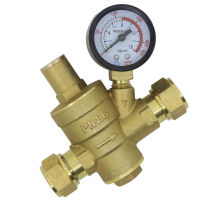 QDLJ-Brass Adjustable Pressure Reducing Valve 1/2 Inch Water Pressure Regulator Reducer