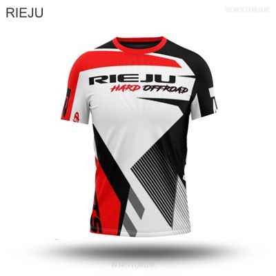 Hot RIEJU Racing Jersey Enduro Motocross Jersey Maillot Hombre Moto MX Downhill Jersey Off Road Mountain Cycling Jersey Spexcel A