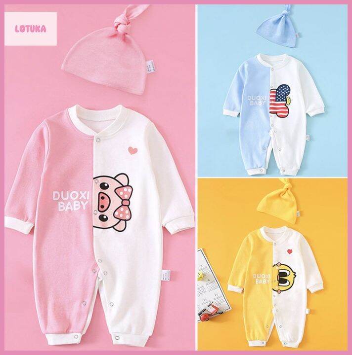 Body Liền Thân Cho Bé Trai Bé Gái Mẫu Quần Áo Trẻ Em, Đồ Sơ Sinh Dài Tay  Thu Đông Kèm Mũ Chất Cotton Mền Mịn Từ 3-12Kg | Lazada.Vn