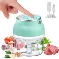 【CC】♤  Electric Food USB Rechargeable Garlic with Meat Grinder Tools Accessories