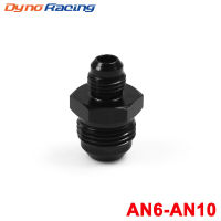 AN6ชาย Flare To AN10 10AN ชาย Flare Union Coupler น้ำมัน Fitting Adapter สีดำ