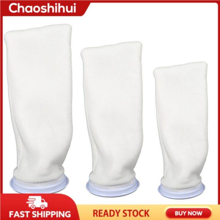 3Pcs Sump Filter Socks Practical Aquarium Filter Bags Fish Tank Cotton