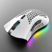 (ในสต็อก) 2.4กรัมไร้สาย USB Gamer เมาส์4000จุดต่อนิ้วออกแบบตามหลักสรีรศาสตร์ RGB เมาส์สำหรับเล่นเกมสำหรับแล็ปท็อปพีซีฮ่าๆ Gamer **