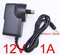 12V1A AC 100V-240V Converter Adapter DC12V 1A 1000mA Power Supply AU 2 Plug DC 3.5mm x 1.35mmA7942 US EU UK PLUGk Optional