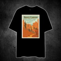 BRYCE CANYON SCENERY (NATIONAL PARK VINTAGE TRAVEL) Printed t shirt unisex 100% cotton