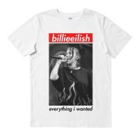 เสื้อยืดผ้าฝ้าย Billie EILISH ทุกอย่าง | เสื้อยืด พิมพ์ลายวงดนตรี | เพลงเมอร์ช | Unisex | เพลงเมอร์ช | ป๊อปอินดี้  QYLD