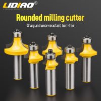 LIDIAO ทังสเตนคาร์ไบด์ Router Bits สําหรับเครื่องตัดมิลลิ่งไม้เครื่องมือช่างไม้ 6.35mm Shank Cnc Corner Round Woodworking Tools