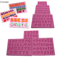 ZTHOME 3 pcs ใหม่ MINI Letter Number ซิลิโคน handmade fondant เค้กตกแต่ง DIY แม่พิมพ์