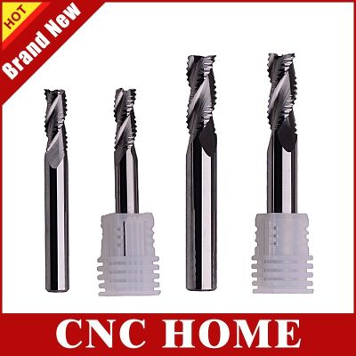 1pc HRC60 3 ขลุ่ยหยาบเราเตอร์บิต CNC End Mill Set Carbide Milling Cutter 3mm ถึง 20mm Alloy Aluminum Cutting Tools