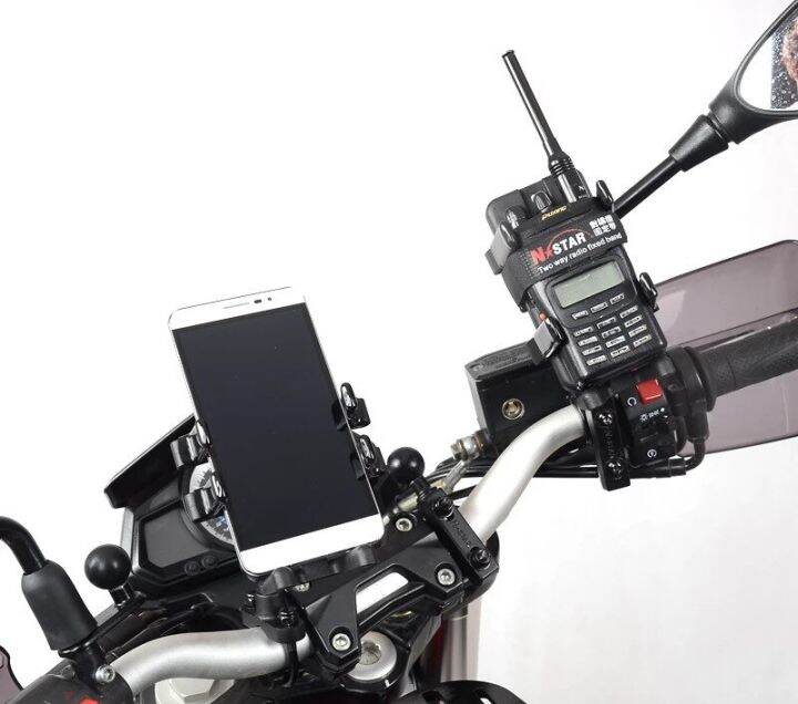 photography-holder-1-inch-ballhead-with-two-way-radio-holder-phone-mounting-for-walkie-talkie-fit-on-motorycyle-ships-boats-car