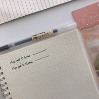 Muji ปากกาหมึกเจลสีดํา ฟ้า สีแดง 0.5 มม. 0.38 มม.