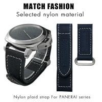 Nylon Canvas 24mm Watchband for Panerai LUMINOR PAM01118 01661 02662 Watch Strap Luminous Bracelets Glow in The Dark