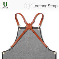 UNTIOR Denim Apron Fashion Cooking Kitchen Chef Waiter Cafe Shop BBQ Hairdresser Removable Denim Tools Apron For Woman Men