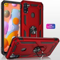 【Enjoy electronic】 Shockproof Case Cover for Samsung Galaxy A11 Case Samsung A11 Armor Military Protective Car Holder Magnetic Phone Case A 11