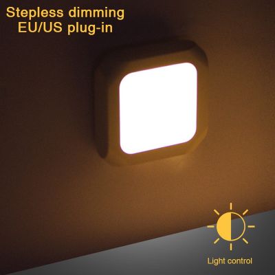 【CC】 Night With EU/US Plug control Lamp wall lights for home Aisle Bedside Baby Room Bedroom Corridor