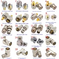 ขั้วต่อ PL259 SO239 UHF 1ชิ้น SL16 UHF SO-239 PL-259 To SMA BNC Flange UHF อะแดปเตอร์คอนเนคเตอร์ตัวเมียตัวผู้ชุดทดสอบทองเหลืองทองแดง