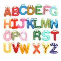 Early education supplies letter decoration wooden letter refrigerator sticker digital magnetic wooden DIY decoration