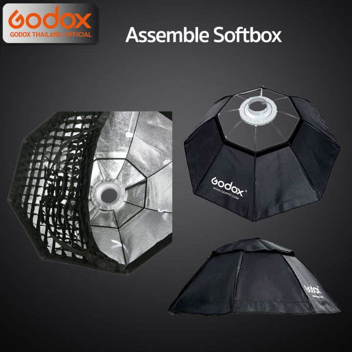 godox-softbox-sb-fw-95-cm-octa-softbox-with-grid-bowen-mount-วิดีโอรีวิว-live-ถ่ายรูปติบัตร-สตูดิโอ