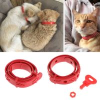 ZZOOI Red Adjustable Dog Cat Rabbit Neck Strap Anti Flea Mite Acari Tick Remedy Pet Collar Pet Supplies Summer Products