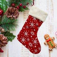 Superior Home Shop Christmas Stocking Sack Xmas Gift Candy Bag  Christmas Decorations for Home  Sock Christmas Tree Decor