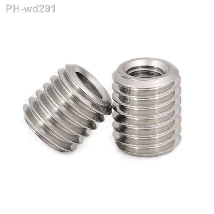 xpcs-m2-5-m3-m4-m5-m6-m8-m10-m12-thread-adapter-screw-sheath-304-stainless-steel-internal-external-male-female-conversion-nut