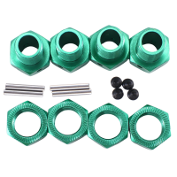 4Pcs Extended Wheel Hex Hub Adapter for 1/10 Arrma Kraton Outcast RC Car Upgrades Parts Accessories ,Blue