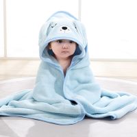 AliLeader Large Baby Bath Towel 100 Muslin Cotton Hooded Baby Towels 31 x 31Inch Newborn Essential for Boys Girls