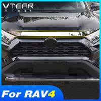 สำหรับโตโยต้า Rav4 Xa50 2019 2020 2021อุปกรณ์เสริมเครื่องดูดควันรถเครื่องยนต์ตกแต่งปกตัดสแตนเลสการปรับเปลี่ยนภายนอก