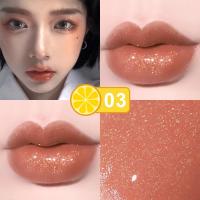 10-color Mini Mermaid Ji Shiny Lipstick Long Lasting Velvet Non-stick Cup Moisturizing Lip Glaze Orange Tomato Lip Stain