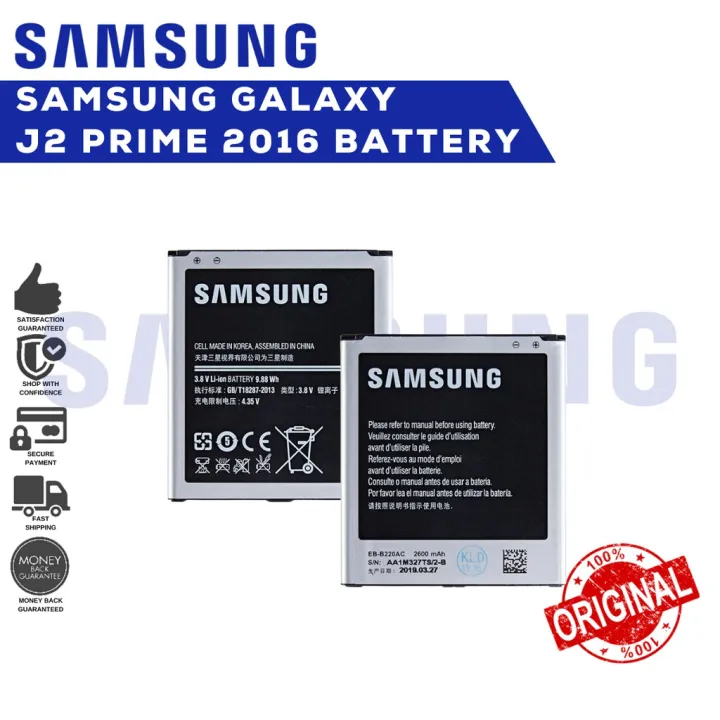 Ready Stock Samsung Galaxy J2 Prime 16 Battery Eb Bg530 Original Equipment Manufacturer Lazada Ph