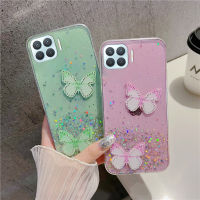 เคส2020แฟชั่นสำหรับ OPPO A93เคสโทรศัพท์แฟชั่นหรูหราระยิบระยับระยิบระยับระยิบระยับระยิบระยับลายดวงดาวท้องฟ้าพร้อมพลอยเทียมที่สวยงามดีไซน์รูปผีเสื้อซิลิโคนนิ่มกันกระแทกฝาครอบด้านหลัง