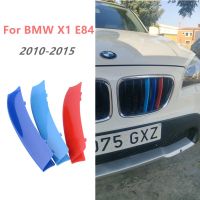 กระจังหน้ารถยนต์แต่งขอบ3D ฝาปิดตะแกรงสำหรับ X1 BMW E84 2010-2015ปี2014 2013 2012 2011ของตกแต่งอุปกรณ์ตกแต่ง